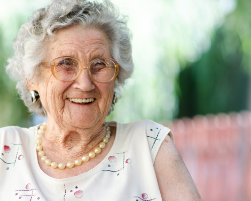 Portrait of a old woman
